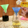 5 PCS Colorful Plastic Funnel Small Medium Large Variety Liquid Oil Kitchen Set