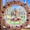 Backdrop Circle Arch Wedding Flower Arch Rack 2M Round Metal Stand Decorations