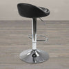 2* Bar Stool Faux Leather 360 Swivel Metal Lift Foot Kitchen Breakfast Chair New