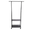 Heavy Duty Clothes Rail Rack Storage Shelf Garment Display Hanging Stand +Wheel