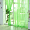 1/2pcs Pure Sheer Voile Window Screening Curtains Drape Panel Tulle Yarn Home UK