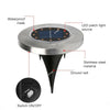 Solar In Ground Lights Outdoor Buried Lamp Disk 8/10/12LED Lawn Pathway Garden