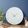 Wall Clock Illuminated / Solid Numerals Silent Retro Chic Decor 12-13inch Clocks