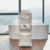 3 Tier Laundry Basket Trolley Storage Cart Mobile Washing Clothes Sorter Hamper