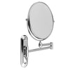Chrome 10X Magnifying Wall Mounted Round Mirror Vanity Make Up Shaving Bathroom