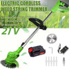 21V ELECTRIC CORDLESS STRIMMER GRASS TRIMMER GARDEN LAWN EDGER W/ BATTERY TOOL