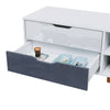 TV Cabinet Vintage TV Stand Console Table TV Unit Centre Table with Storage Cube