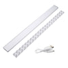160 LED Wireless PIR Motion Sensor Light Rechargeable Strip Cabinet Closet Lamp / quild