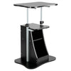 Movable Laptop Computer Desk Table w/ Storage Compartment Height Adjustable