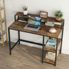 PC Computer Desk Writing Study Table Office Home Workstation Wooden & Metal