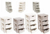 RATTAN STYLE PLASTIC STORAGE TOWERS - MINI / LARGE - STRONG - HOME - BATHROOM