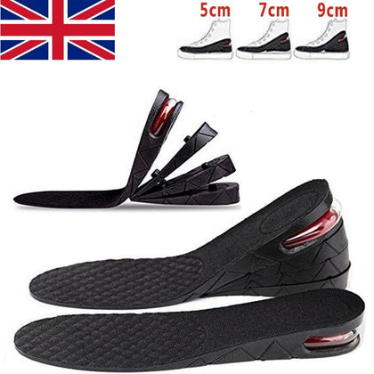5cm 7cm 9cm Unisex Shoe Lift Height Increase Heel Insoles Insert Taller