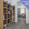 Decorotika Alice 5-Shelf Modern Corner Unit Bookcase Bookshelf Shelving Unit