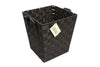 Woven Waste Paper Bin Basket With Hollow Handle, Available in 3 colours