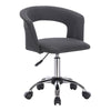 1x office chair desk chair adjustable linen roll stool swivel stool with armrest