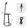 Modern Living Bedroom Side End Coffee Table 115cm Tall Floor Lamp Warm Lighting