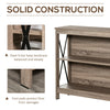 Slim Hallway Console Table Industrial Small Shelving Unit Narrow Side Cabinet