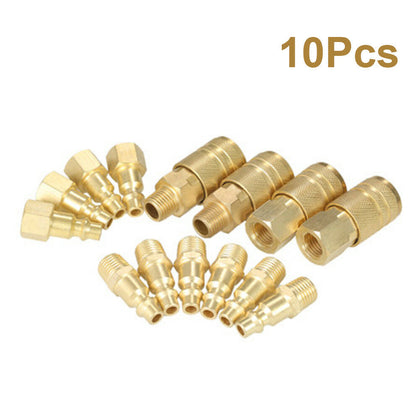 Air Line Hose Fitting Coupling Adapter Compressor Connector Quick Coupler.