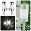 Stainless Steel Solar LED Wall Lights Fence Door Security Lamp Outdoor Garden