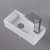 RH TAP White Designed Cloakroom Hand Wash Basin compact Ceramic Small White