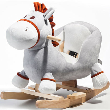 Baby Rocking Horse Children Toy Seat Rocker Donkey Ride Wood for 6-36 months Kid