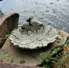 Outdoor Garden Ornament Bird Feeder or Bath Basin ceramic Sunflower Statue