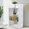Large 4 Tiers Shoe Rack Storage Shelf Display Stand Organiser Unit Cabinet White
