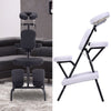 Portable Massage Tattoo Chair Adjustable Salon Home Therapy Stool + Carrying Bag