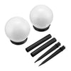 Large Jumbo Outdoor Garden White LED Ball Solar Light Lamp Giant Globe Post UK