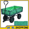 UKING Garden Cart Liner Green Fabric Outdoor Lawn Hand Trolley Wagon Cover
