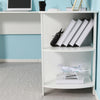 L-shaped Computer Desk Corner PC Table Workstation Home Office Study Furniture