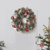 Christmas Wreath Hanging Decor Xmas Party Snow Door Wall Garland Ornament Decor