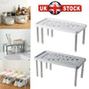 Adjustable Stand Rack Storage Shelf Cupboard Support Organiser Pantry Kitchen UK