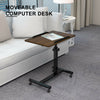 Movable Computer Desk Adjustable PC Table Study Home Office Work Station 80cm UK