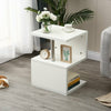 LED Coffee Table Desk Foldable Living Room Lift Up Hidden Storage Bottom Shelf