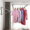 Wall Mounted 5 Arm 26m Clothes Airer Folding Concertina Cloth Dryer Washing Line