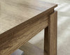 Modern Coffee Table with Storage Shelf Magazine Rack Living Room Furniture