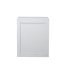 White Shaker Slimline Wooden Multi-purpose Bathroom Storage Unit