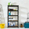 Neo Black 5 Tier Garage Shelving Racking Unit Storage Racks Steel Shelf