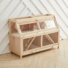 Wooden Hamster Cage Mice Rodents Hutch Small Animal Playing Runing House 2 Level