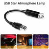 USB LED Car Interior Roof Atmosphere Star Night Light Lamp Projector Light Decor