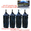 4 X Garden Gazebo Pole Foot Leg Sandbag Weight Market Marque Stall Sand Bag