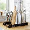 8 Tier Cupboard Kitchen Cabinet Storage Organiser Rack Pan Stand Pot Holder
