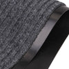 Non Slip Rubber Mat Door Mats Indoor Outdoor Washable Rugs Welcome Door Mat (40cm x 60cm (16" x 24") Gray)