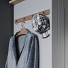 Matte Grey 3 Door Wardrobe Storage Cupboard with Shelves Rail Bedroom Furniture