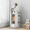 Kids Rotating Bookshelf Castle Rack Display Floor Standing Bookcase Toys Storage