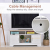 Home Office 42" TV Stand Storage Unit w/ Cabinets Shelves Living Room