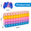 Popping Fidget Sensory Bubble Pencil Case Toys Stress Relief & Gamepad Keychain