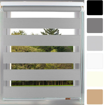 Day And Night Roller Blinds Zebra 5 Sizes 6 Colours 160 Drop