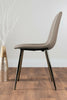 2x CORONA Faux Leather Modern Dining Chairs Seats Chrome SILVER GOLD Metal Legs